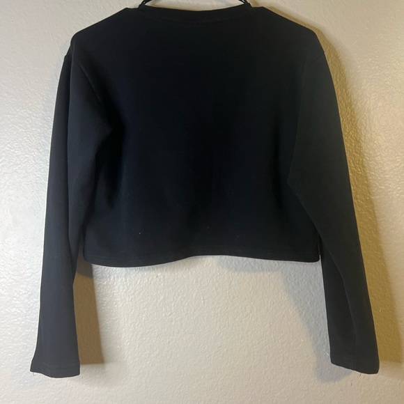 Vans Women’s Ramp Tested Graphic Cropped Crew Neck Long Sleeve Oversized XS - Picture 6 of 9